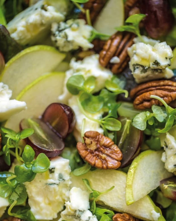 Cheese, Pear and Grape Salad