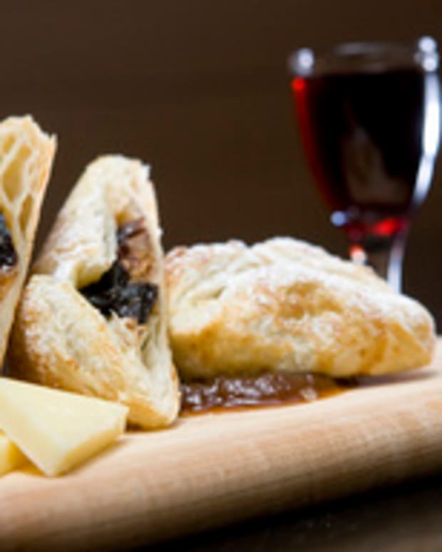 Dried Cherry, Apple, Almond Turnovers with Cabot Sharp Cheddar