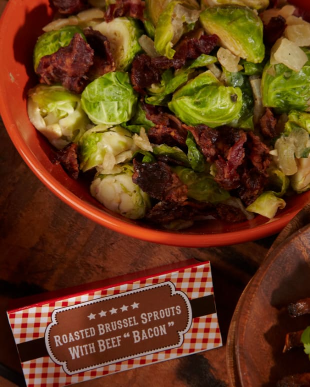 Brussels Sprouts with Beef Bacon