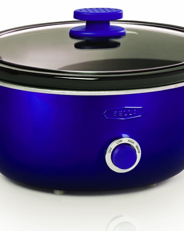 colorful slow cooker
