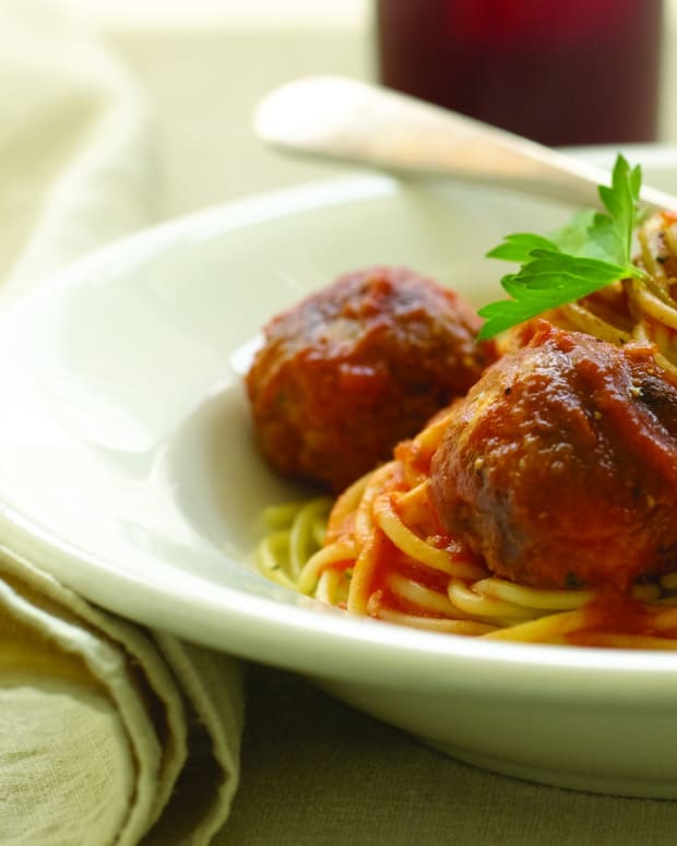 Spaghetti with Turkey Meatballs