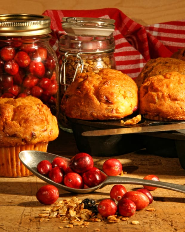 cranberry pumpkin muffins