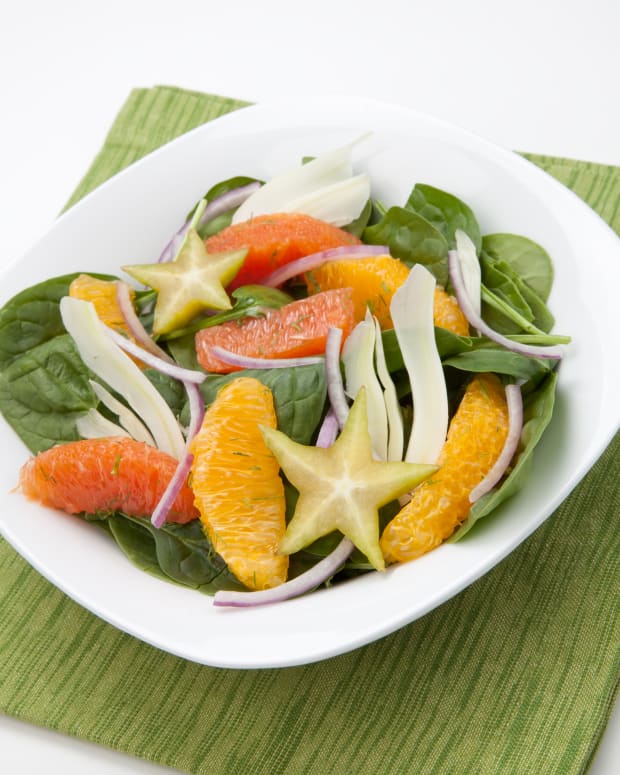 Citrus Salad with Spinach and Fennel