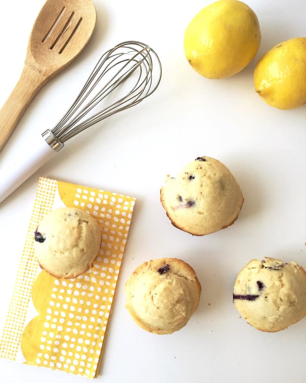 Zesty Lemon Blueberry Muffins