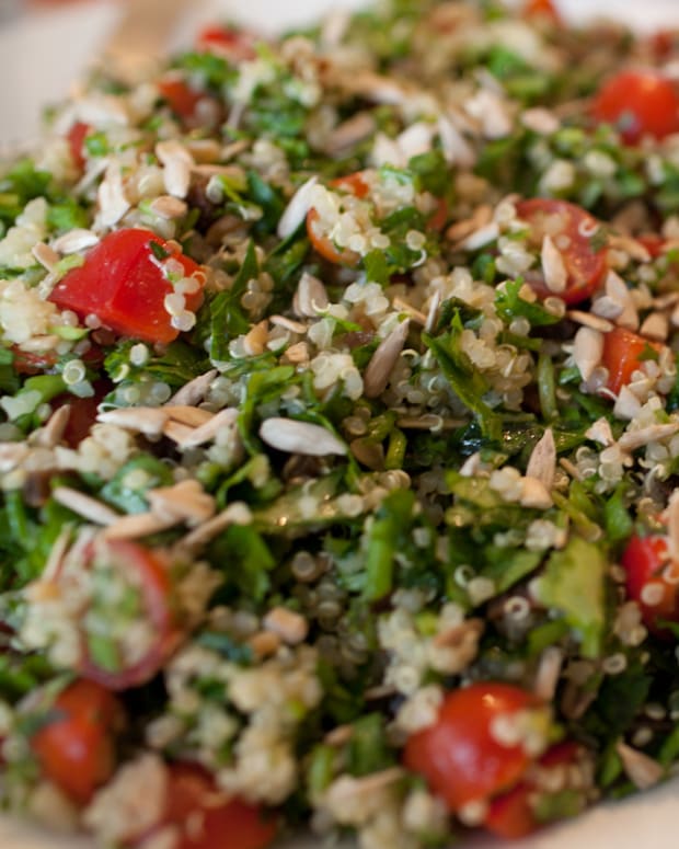 Protein Packed Salad - Quinoa Tabbouleh