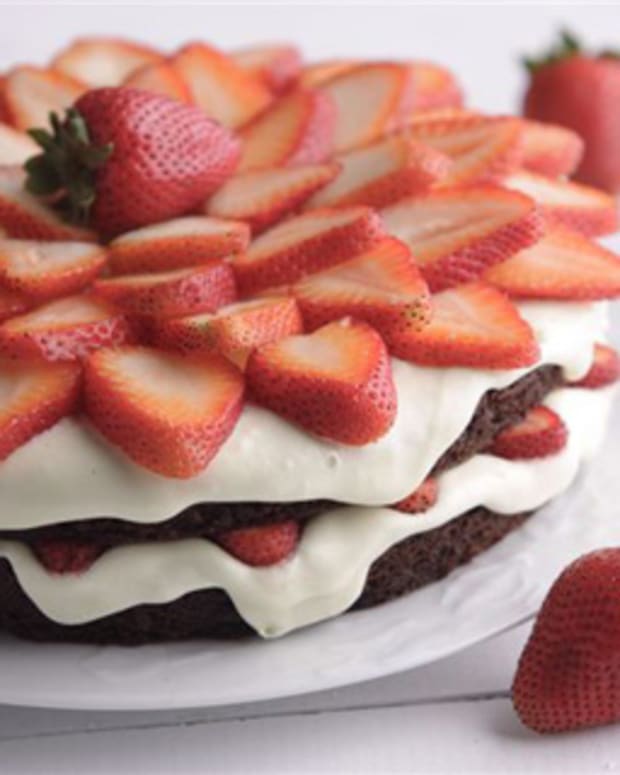 Summer Berry Chocolate Cake
