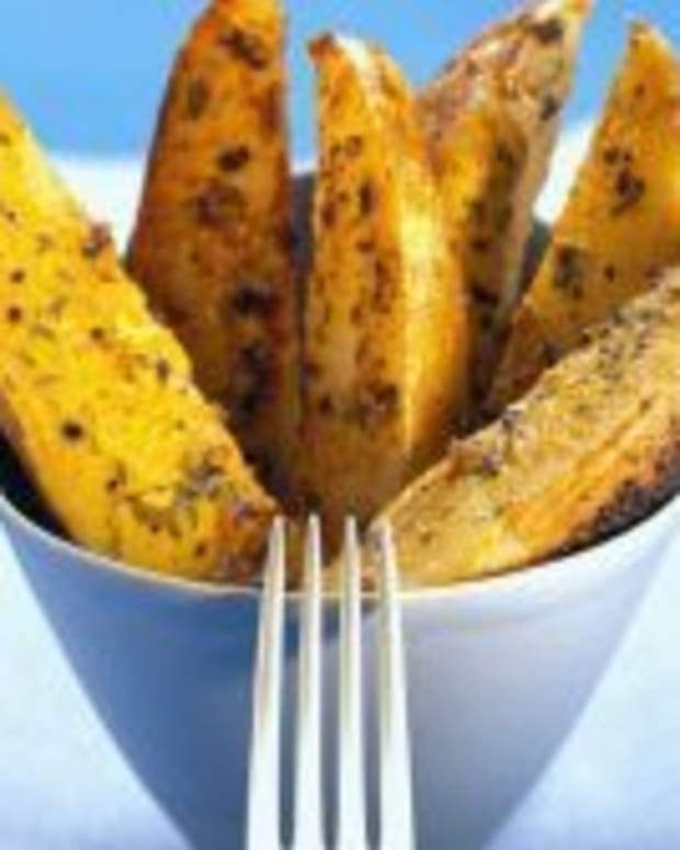 Grilled Crispy Idaho® Potato Wedges
