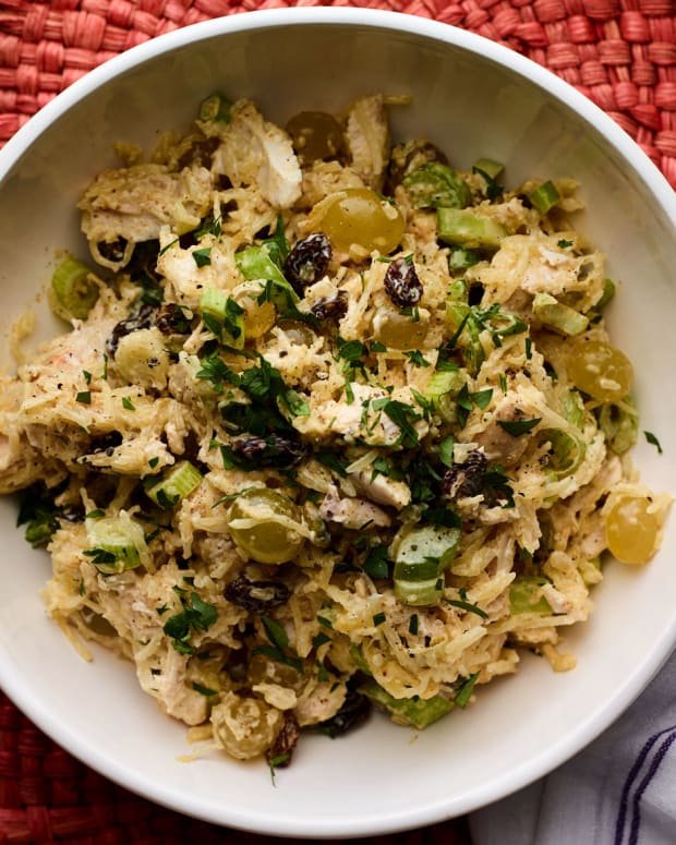 Curried Spaghetti Squash and Chicken Salad