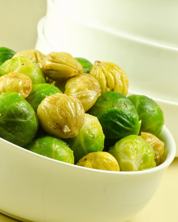 sauteed brussels sprouts with chestnuts