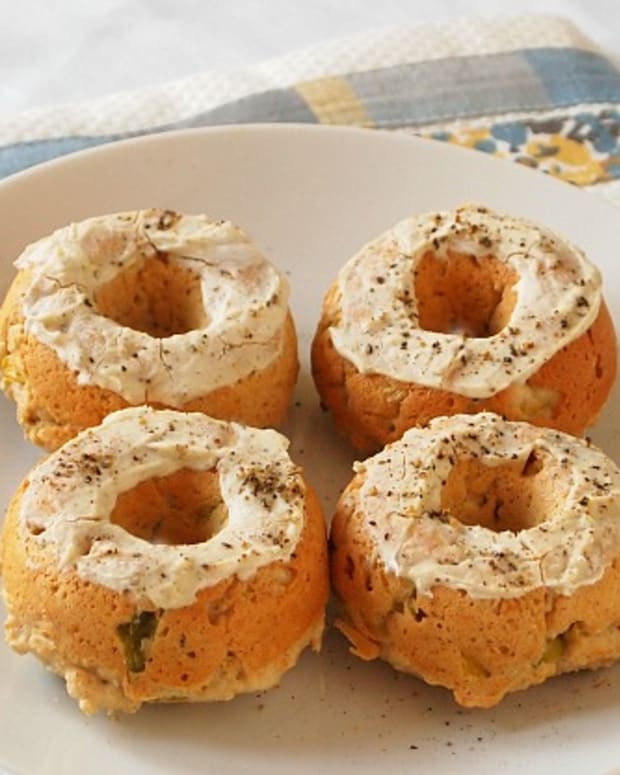 savory baked donuts
