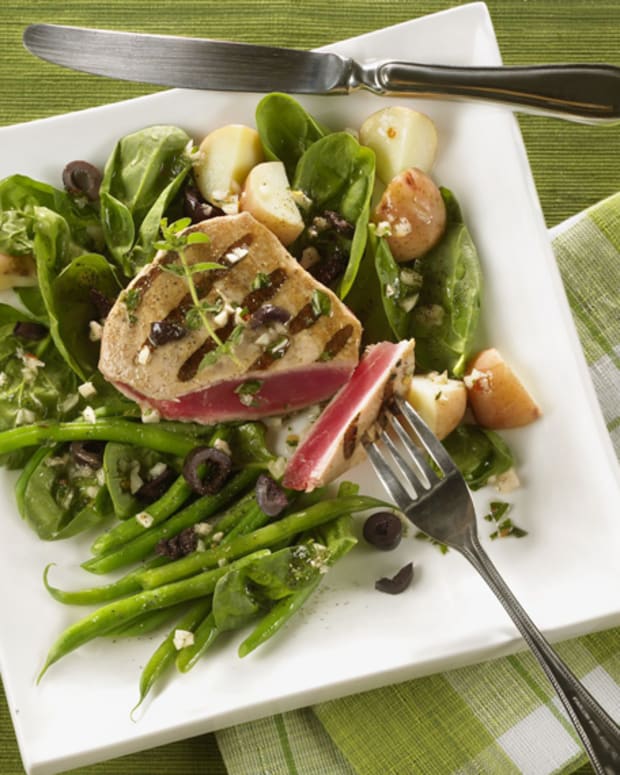 Grilled Tuna Nicoise Salad