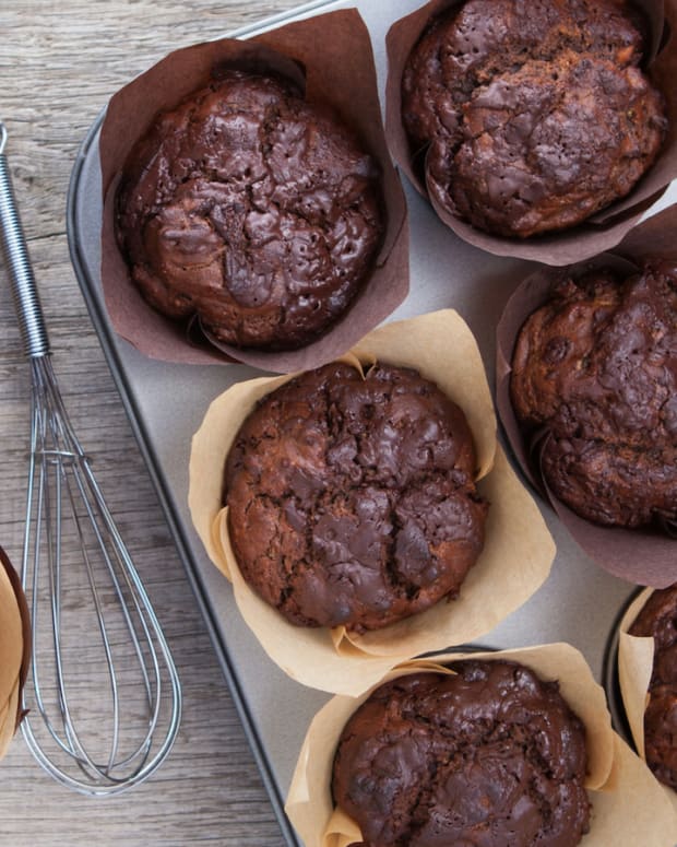 zucchini chocolate muffins