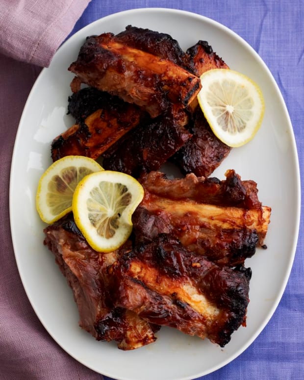 glazed beef spare ribs
