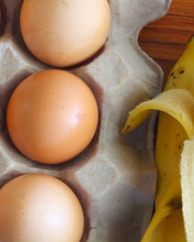 banana and eggs