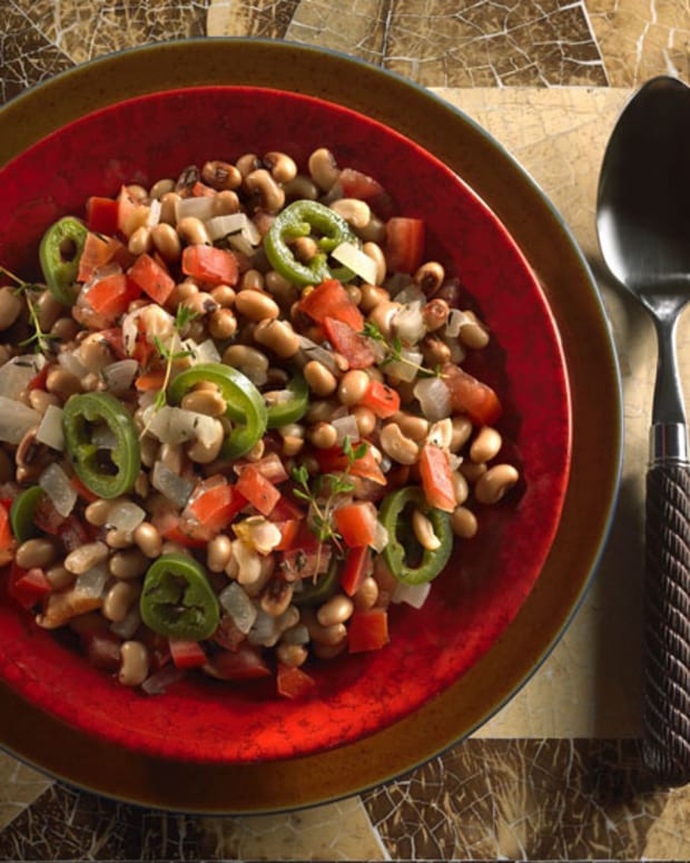 Black-Eyed Peas with Jalapeno and Tomatoes