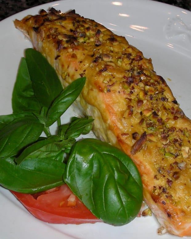Roasted Pistachio-Crusted Salmon