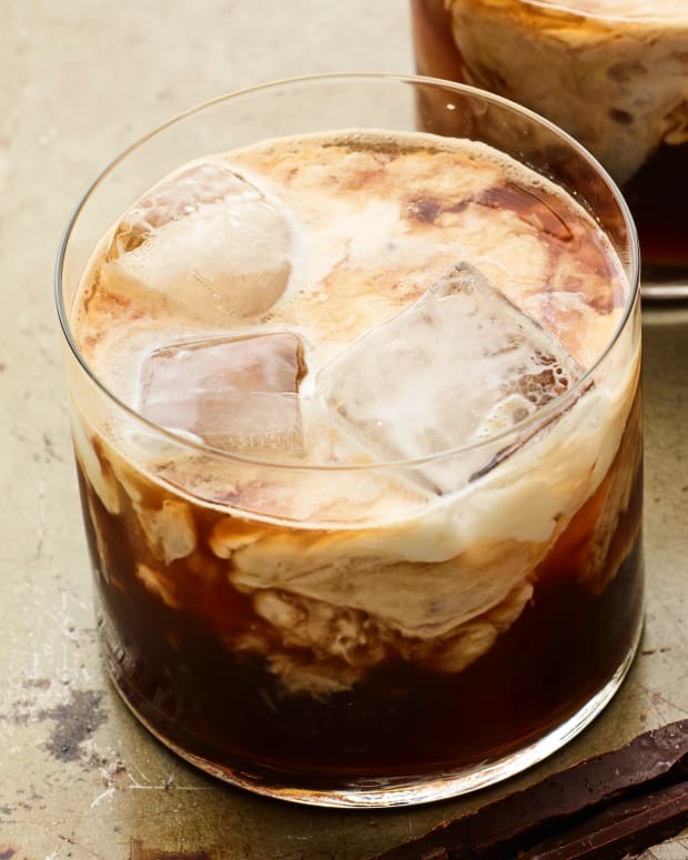 coffee bourbon cocktail horizontal