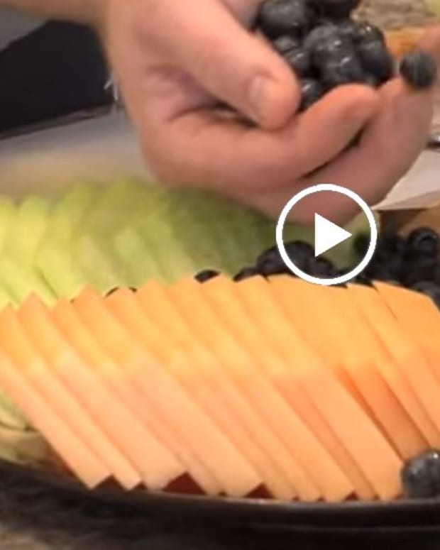 How To Cut and Plate a Melon