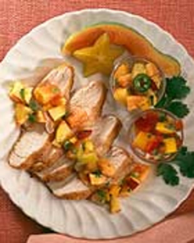Sauteed Turkey Tenderloins with Fruit Salsas