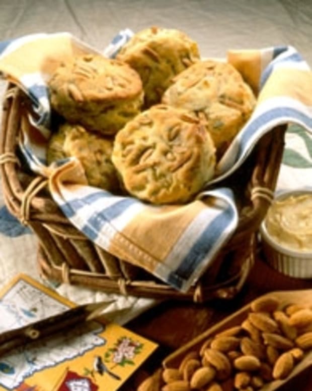 Savory Almond Buttermilk Biscuits
