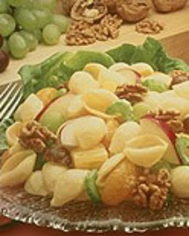 Pasta and Walnut Fruit Salad