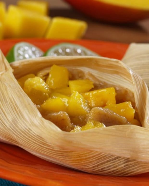 Sweet Mango Dessert Tamales