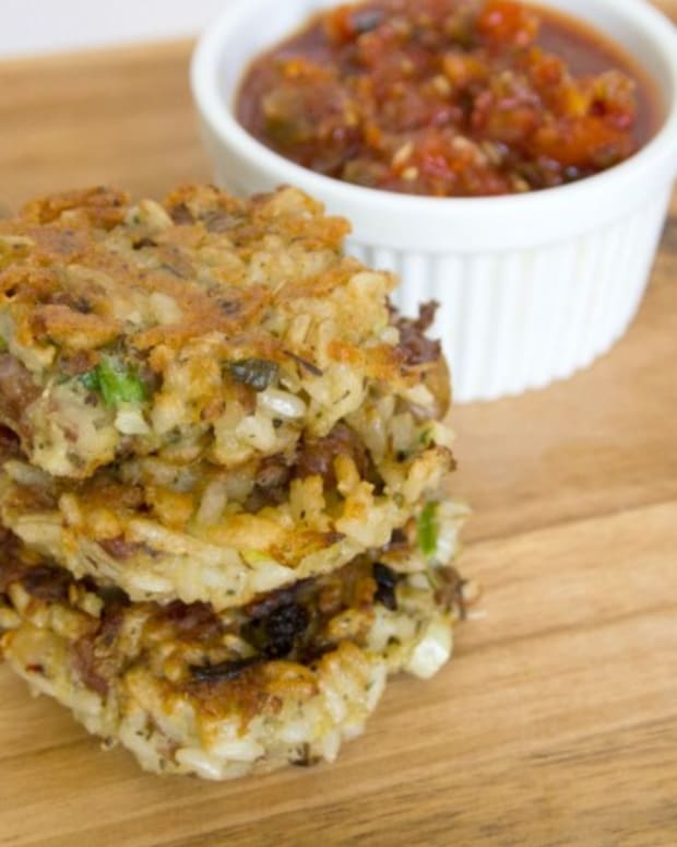 bean and rice fritters