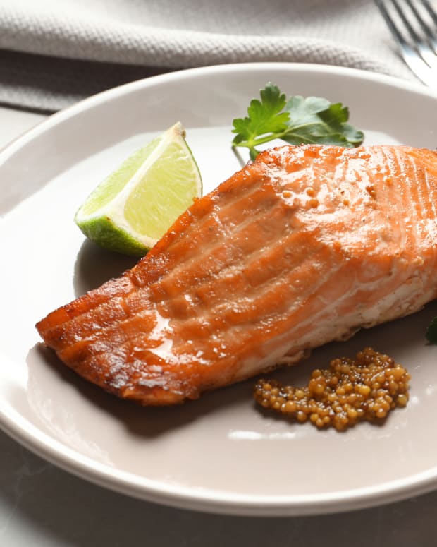 Mustard and Ginger Baked Salmon