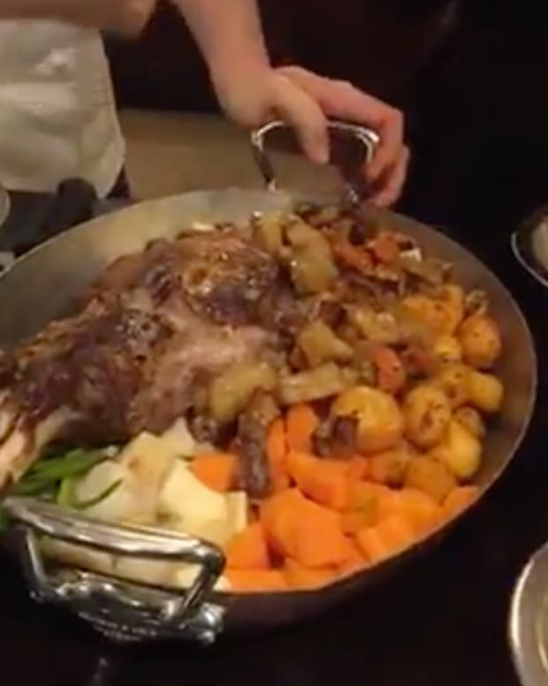 Roast Lamb at the Waldorf Astoria Jerusalem for Passover