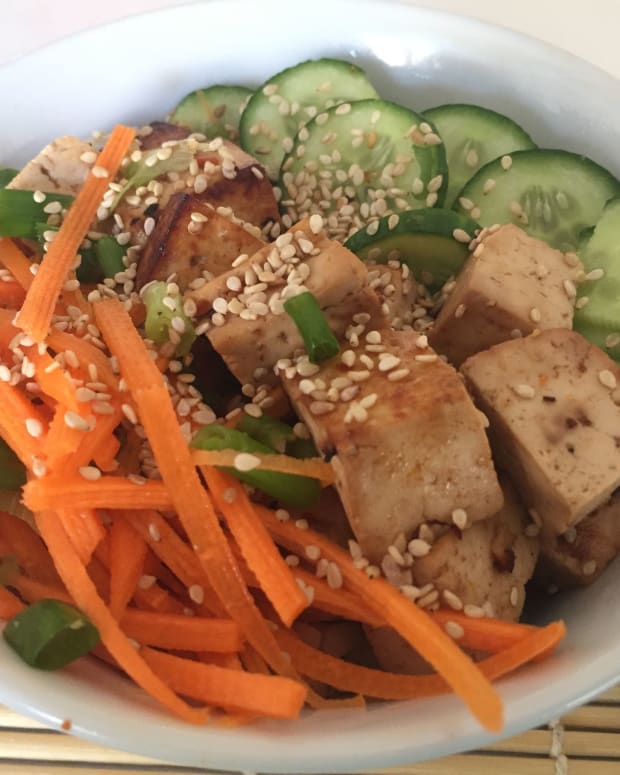 Baked Tofu Lunch Bowl