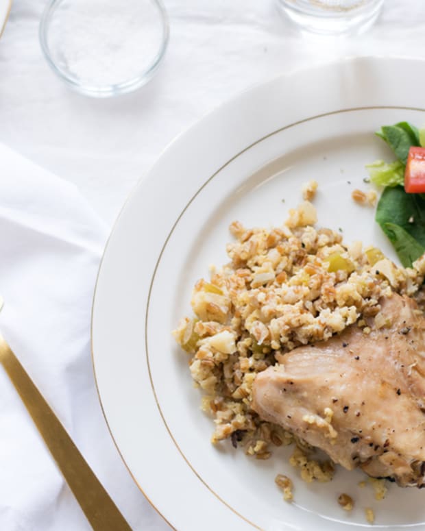 chicken with wheatberries