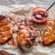 Chicken with Peach BBQ Sauce
