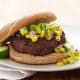 Burger with Avocado and Corn