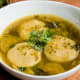 chicken soup with kubbeh lemony