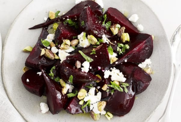 Roasted Beets with Honeyed Pistachios