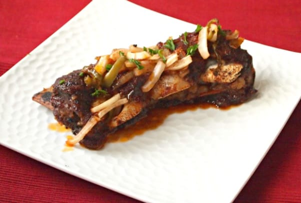 Back Ribs with Vinegar Sauce