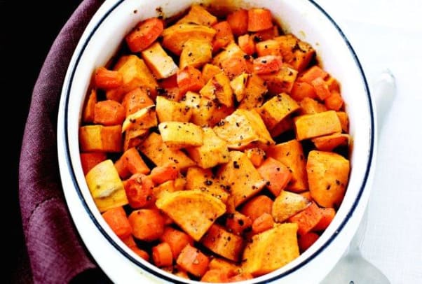 Sweet Potato and Carrot Bake