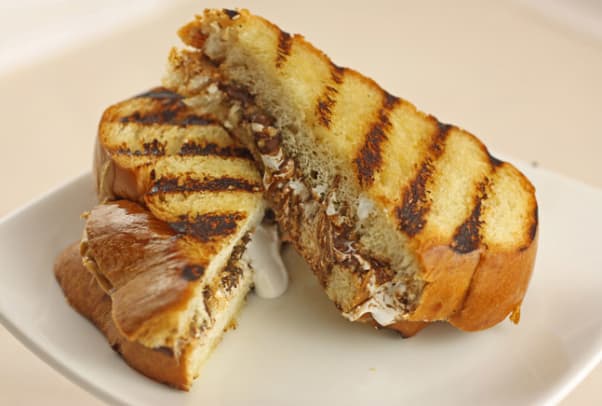 grilled smore sandwich