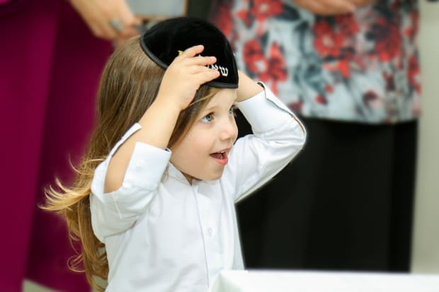Shaulie Dovid S Upsherin 3 Year Old Hair Cutting Ceremony