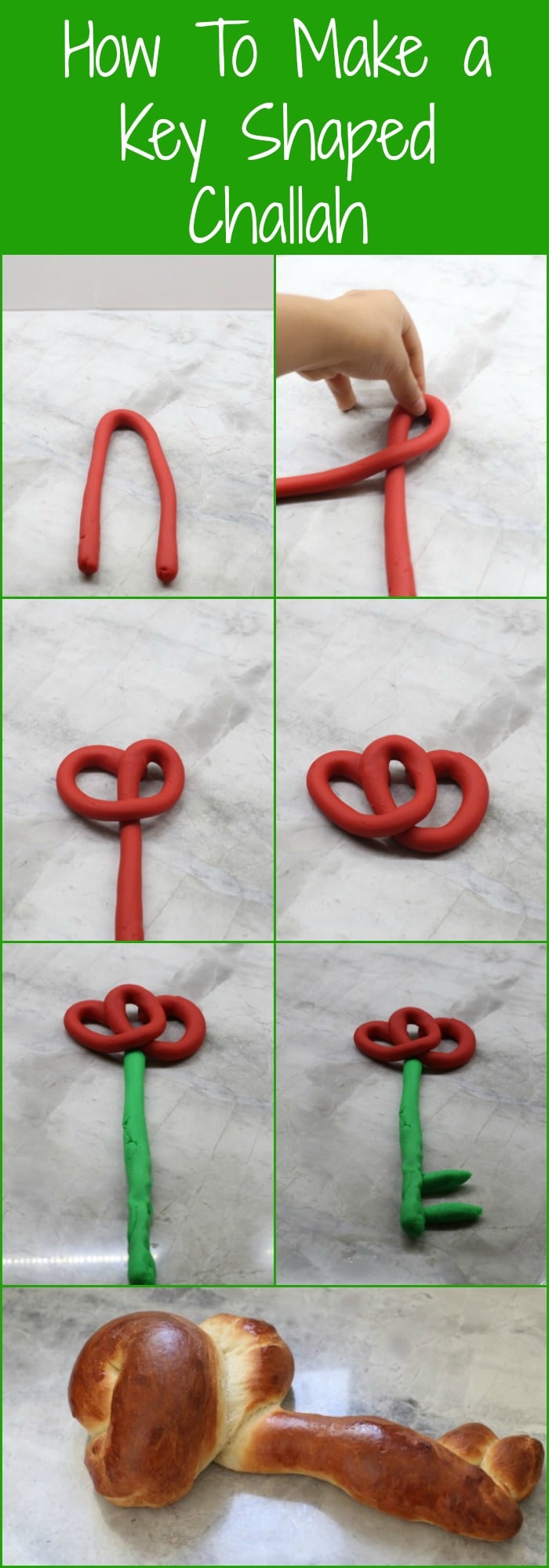 How To Make A Shlissel Key Shaped Challah - Jamie Geller