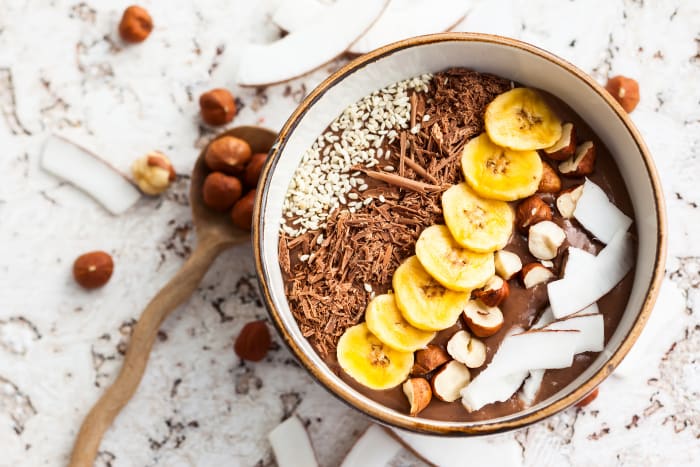 Chocolate Banana Smoothie Bowl