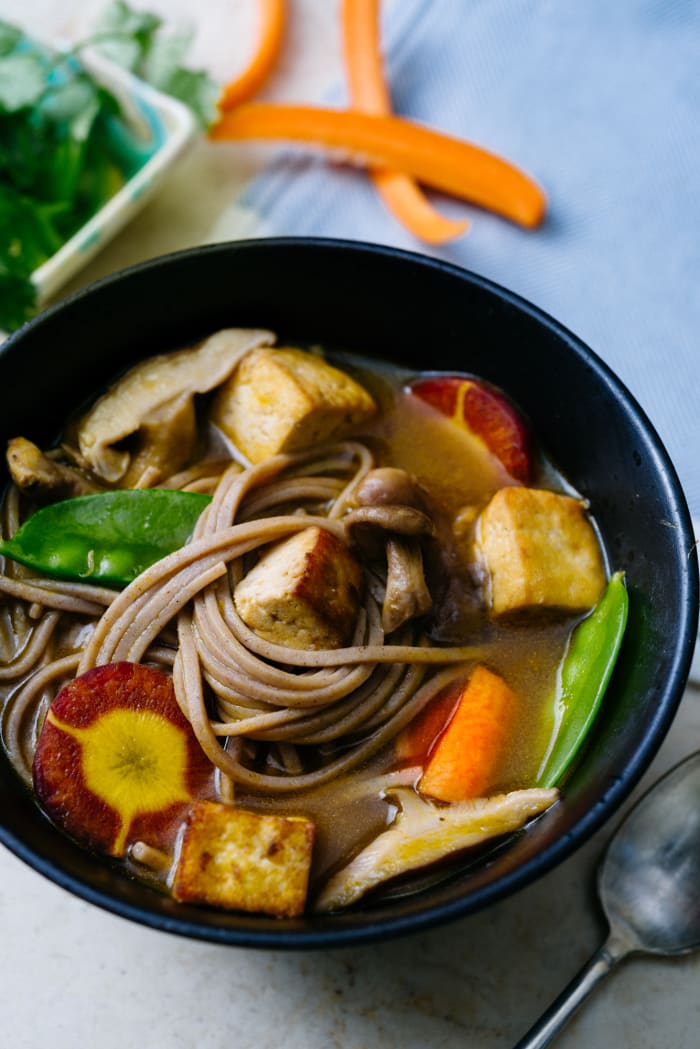 Soba Noodle Vegetable Soup Jamie Geller