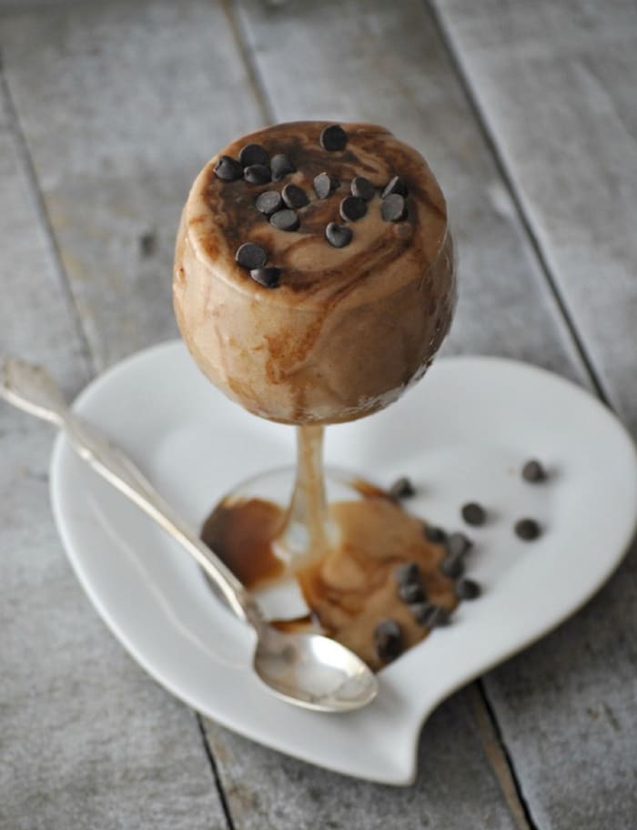 Vegan Dark Chocolate Espressso Milkshake