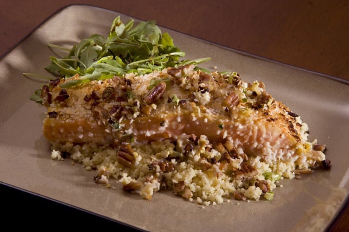 Pecan Crusted Honey Mustard Salmon - Jamie Geller