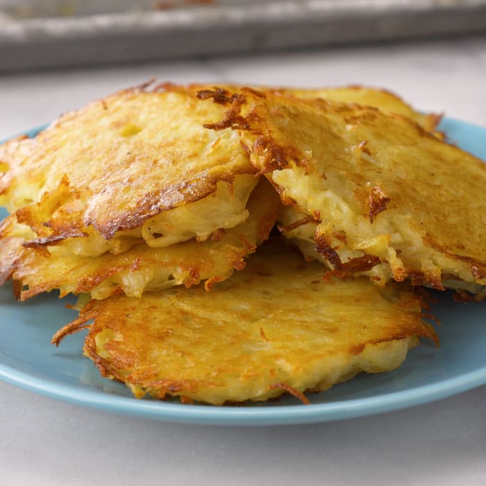 Sheet Pan Latkes - Jamie Geller