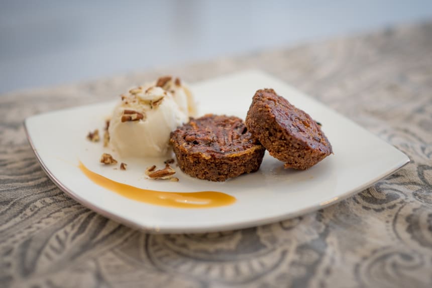 SALTED CARAMEL PECAN TARTS