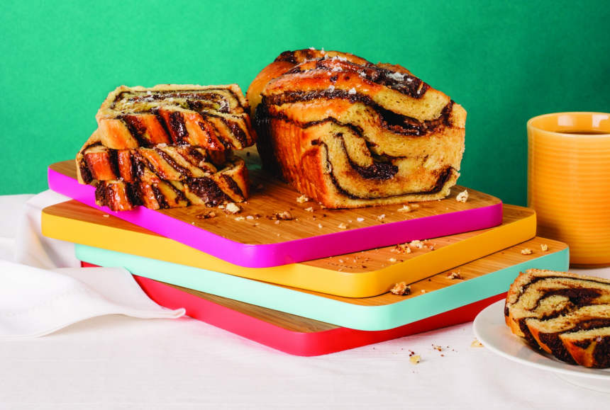 Peanut Butter And Dark Chocolate Babka - Jamie Geller