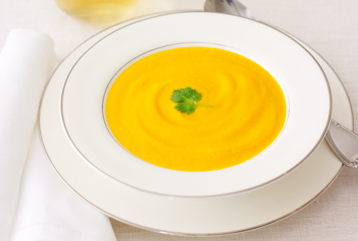 Non dairy Creamy Carrot Soup