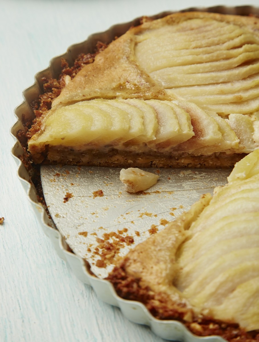 Pear and Almond Tart - Jamie Geller