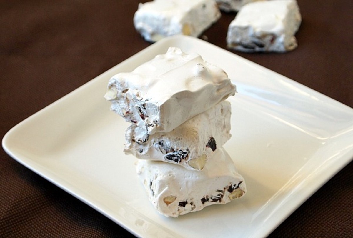 Homemade Soft and Chewy Nougat Candy